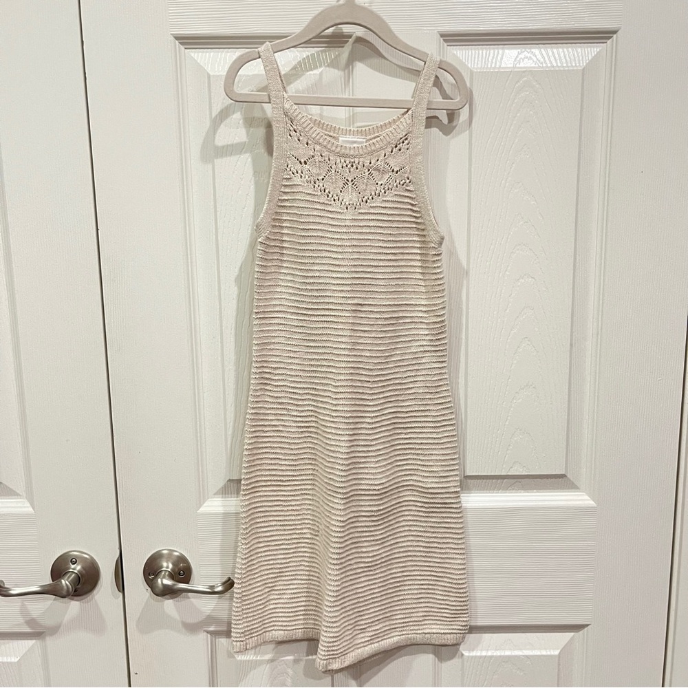 Abercrombie Kids Cream Knit Dress
